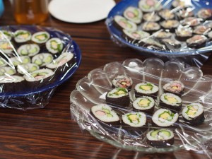 雛祭り風太巻き寿司体験