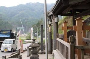 青森県神社庁被災地視察旅行　陸前高田市　月山神社