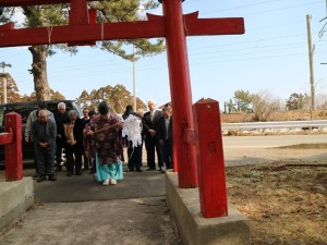 郷沢稲荷神社　春祈祷
