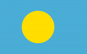 パラオ共和国　国旗