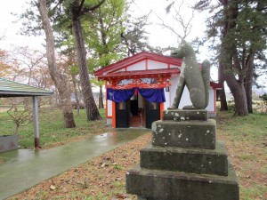 郷沢稲荷神社の秋祭並び鳥居竣工奉告祭