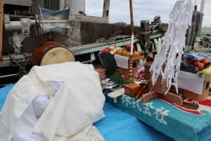 石濱稲荷神社の例祭並び海上運航